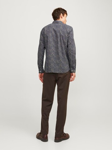 JACK & JONES Slim Fit Hemd 'JPRBLABlackpool' in Blau
