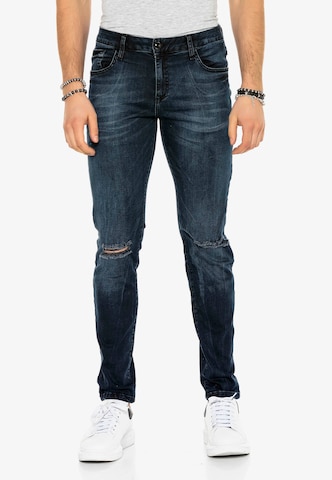 CIPO & BAXX Jeans 'Chained' in Blau: predná strana
