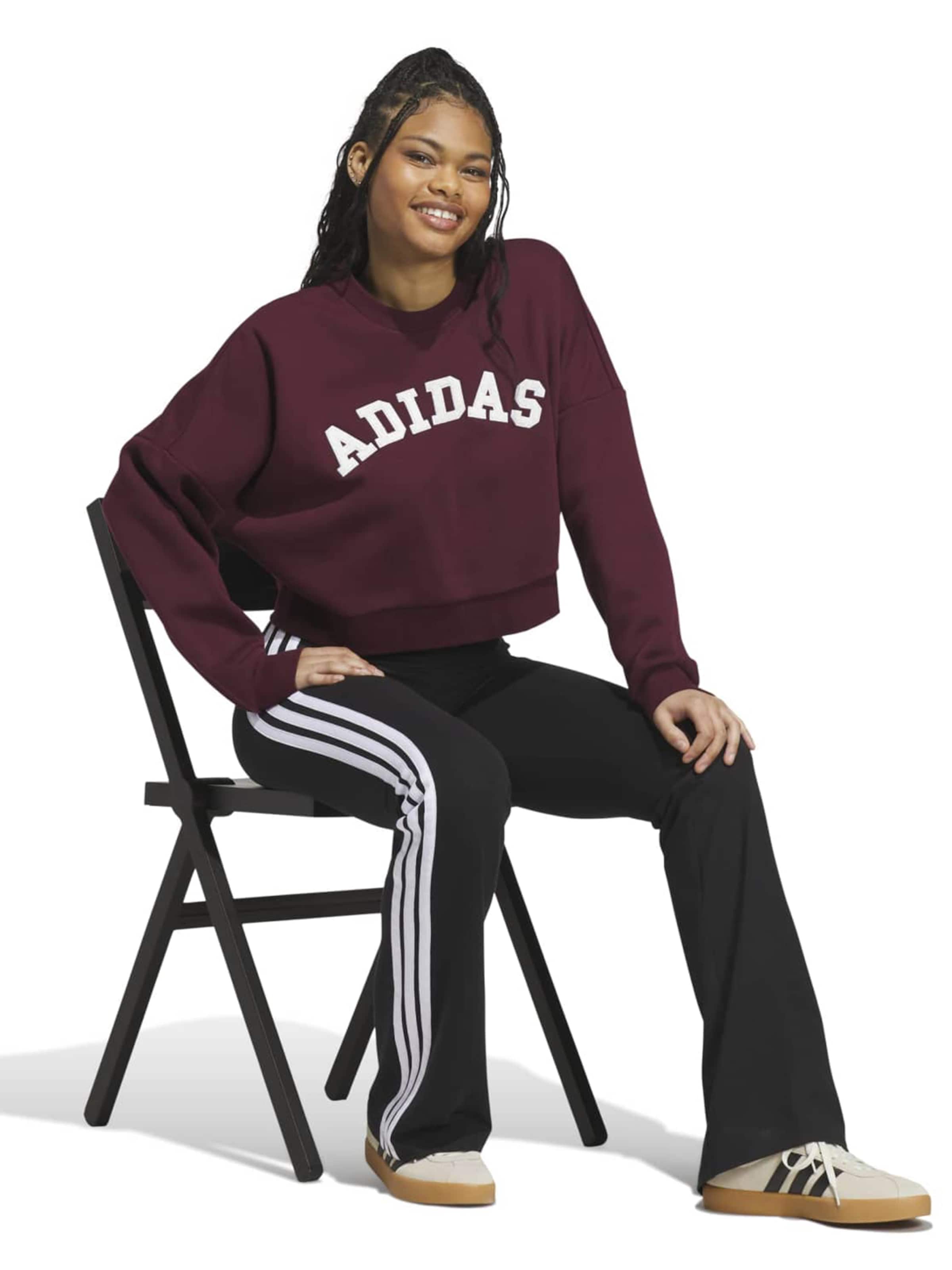 ADIDAS SPORTSWEAR Sportief sweatshirt 'Holiday' in Bruin