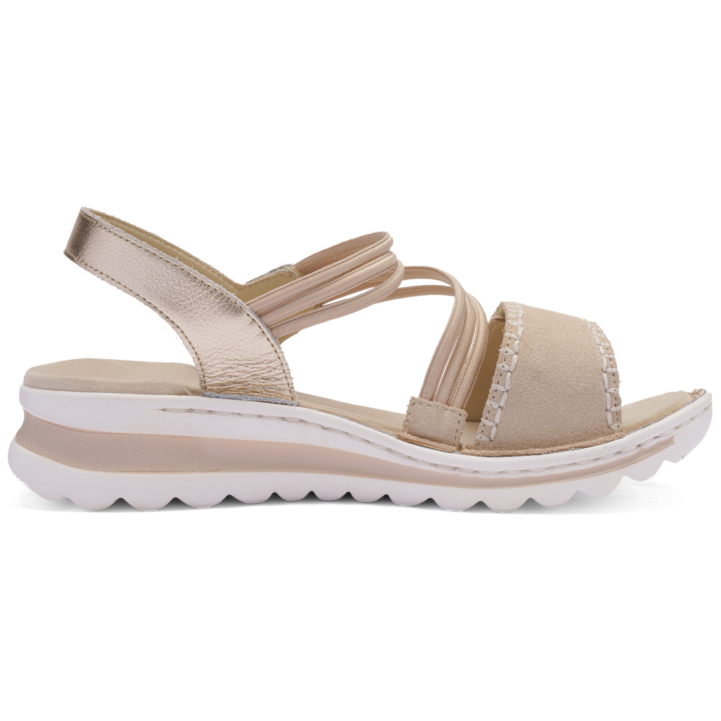 ARA Strap Sandals in Beige
