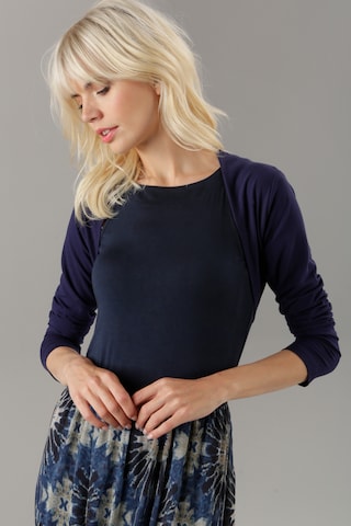 VIVANCE Knit Cardigan 'Aniston' in Blue