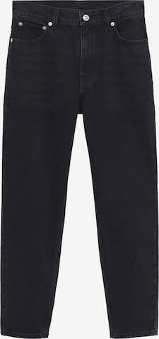 Tapered Jeans 'Mom80' de la MANGO pe negru: față