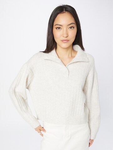 WEEKDAY - Pullover 'Heidi' em branco: frente