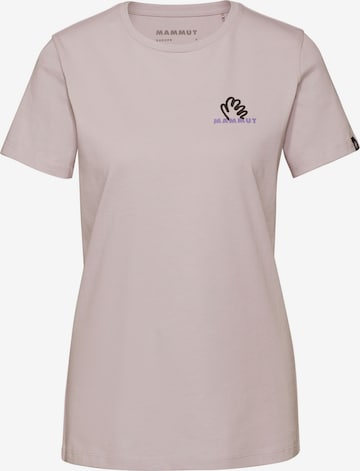 MAMMUT Funktionsshirt 'Massone Hold' in Lila: Vorderseite