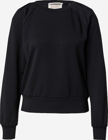 SCOTCH & SODA Sweatshirt in Black: front