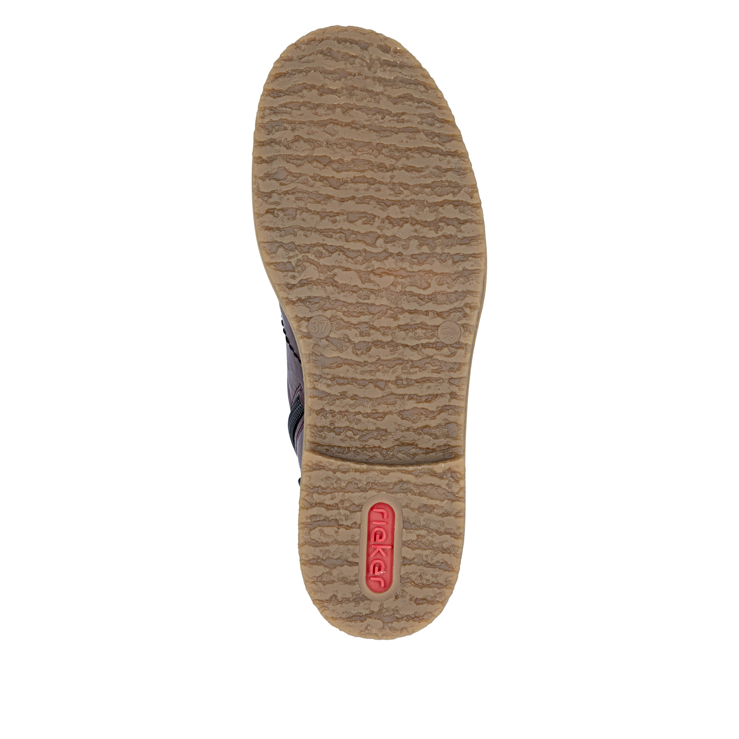 Bottines à lacets Rieker en rouge