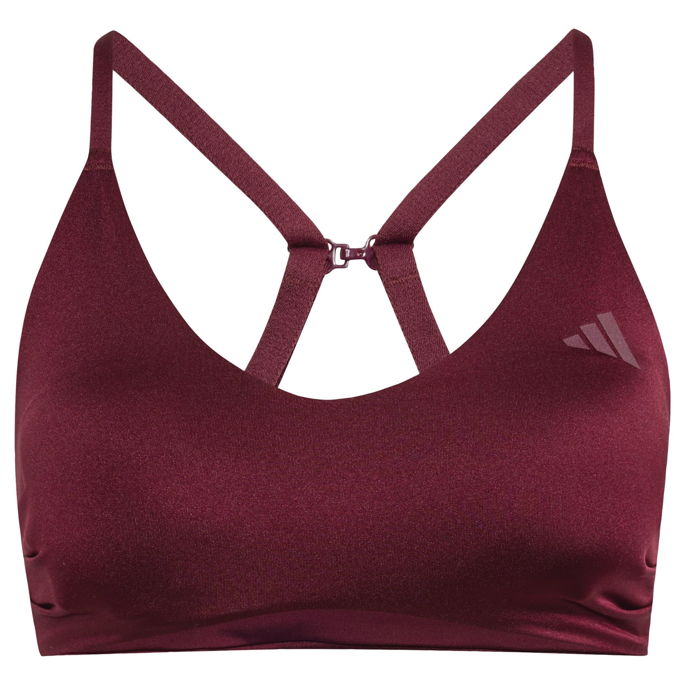 ADIDAS PERFORMANCE Sport bh 'Optime Essentials' in Rood: voorkant