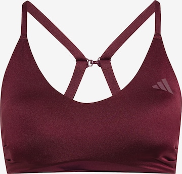 ADIDAS PERFORMANCE Sport bh 'Optime Essentials' in Rood: voorkant