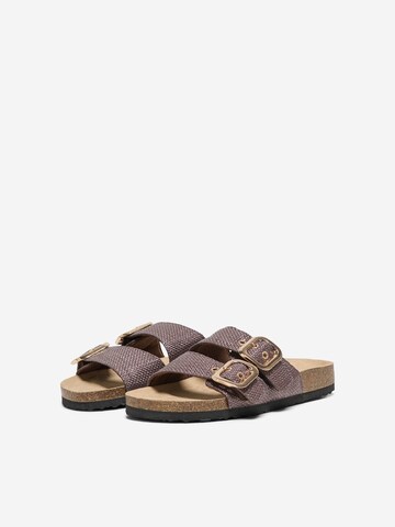 Mule 'ONLMAXI-16 RAFFIA' ONLY en marron