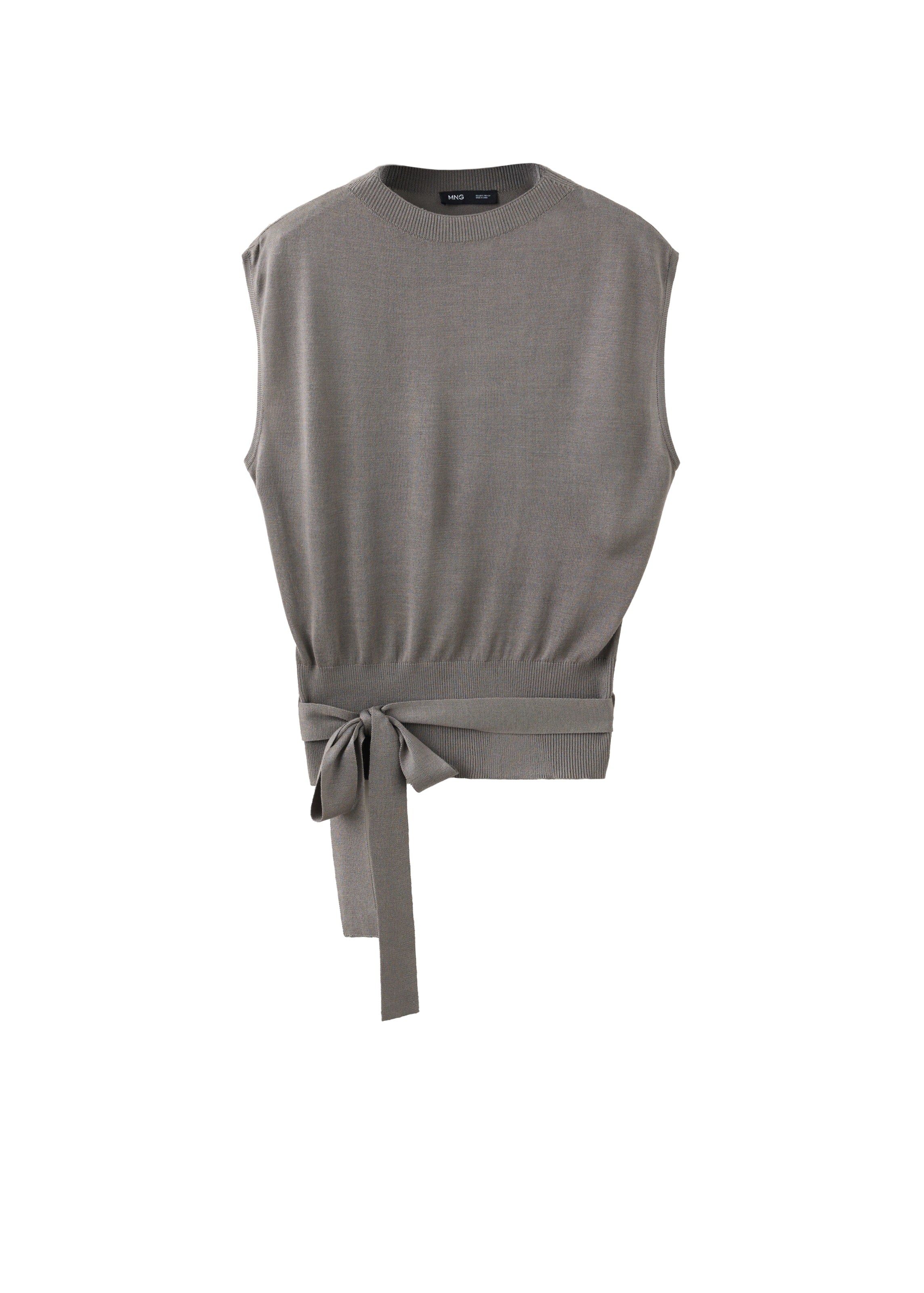 MANGO - Jersey 'AMORA' en marrón: frente