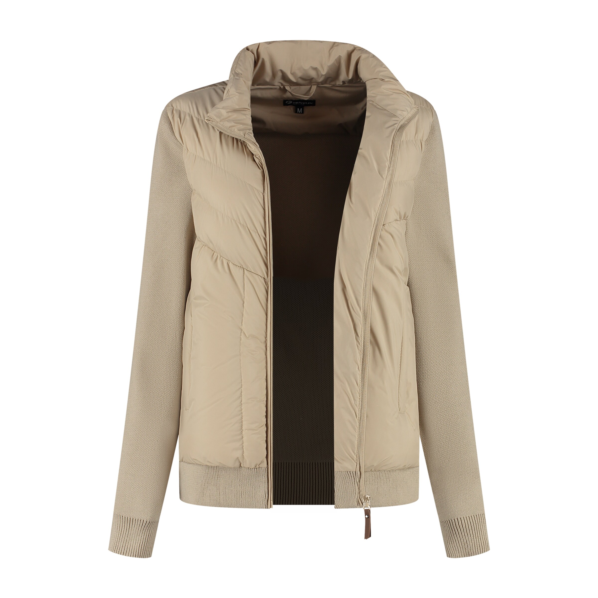 Travelin Gebreid vest 'Dana' in Beige