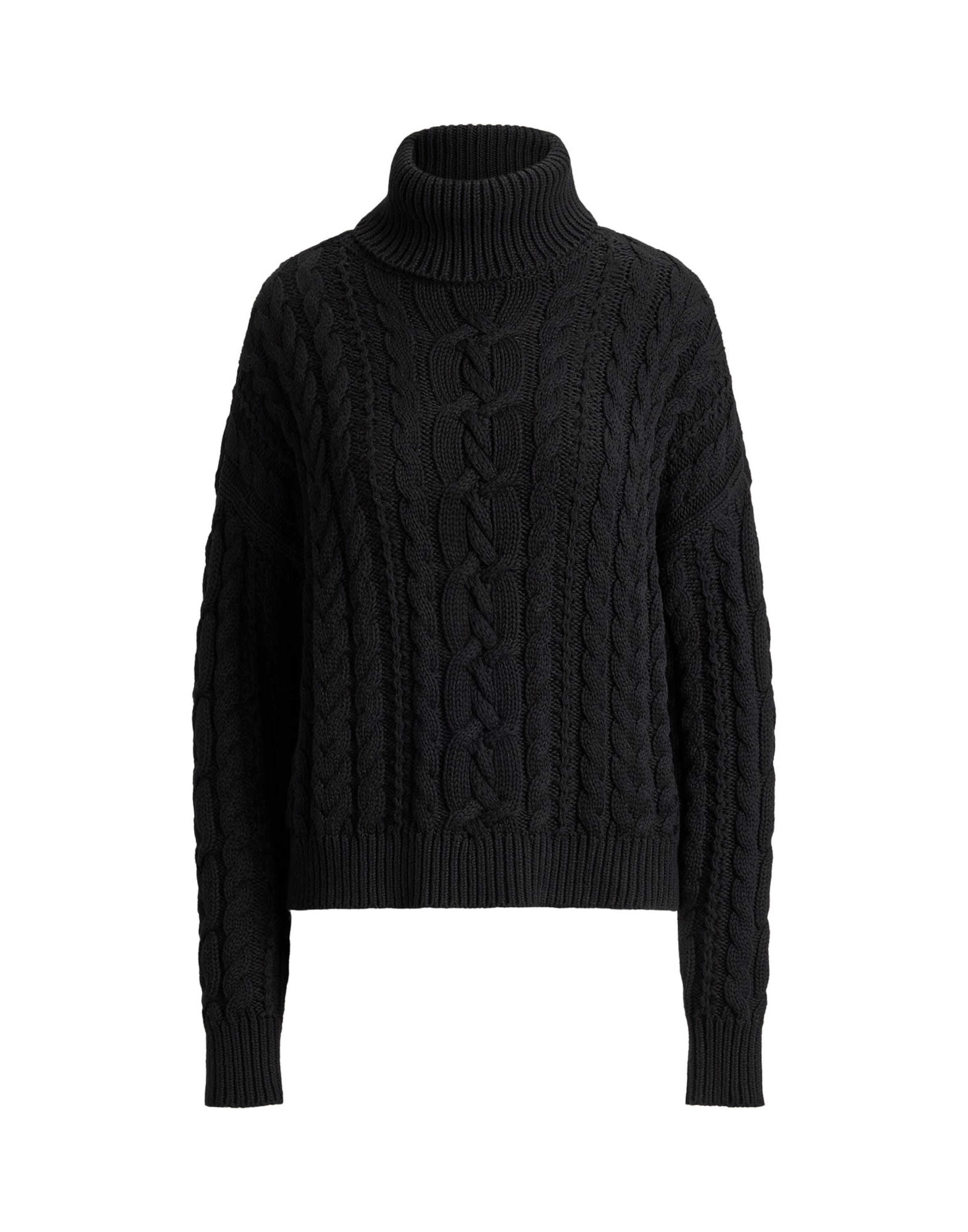 Lauren Ralph Lauren Pullover in Schwarz: Vorderseite