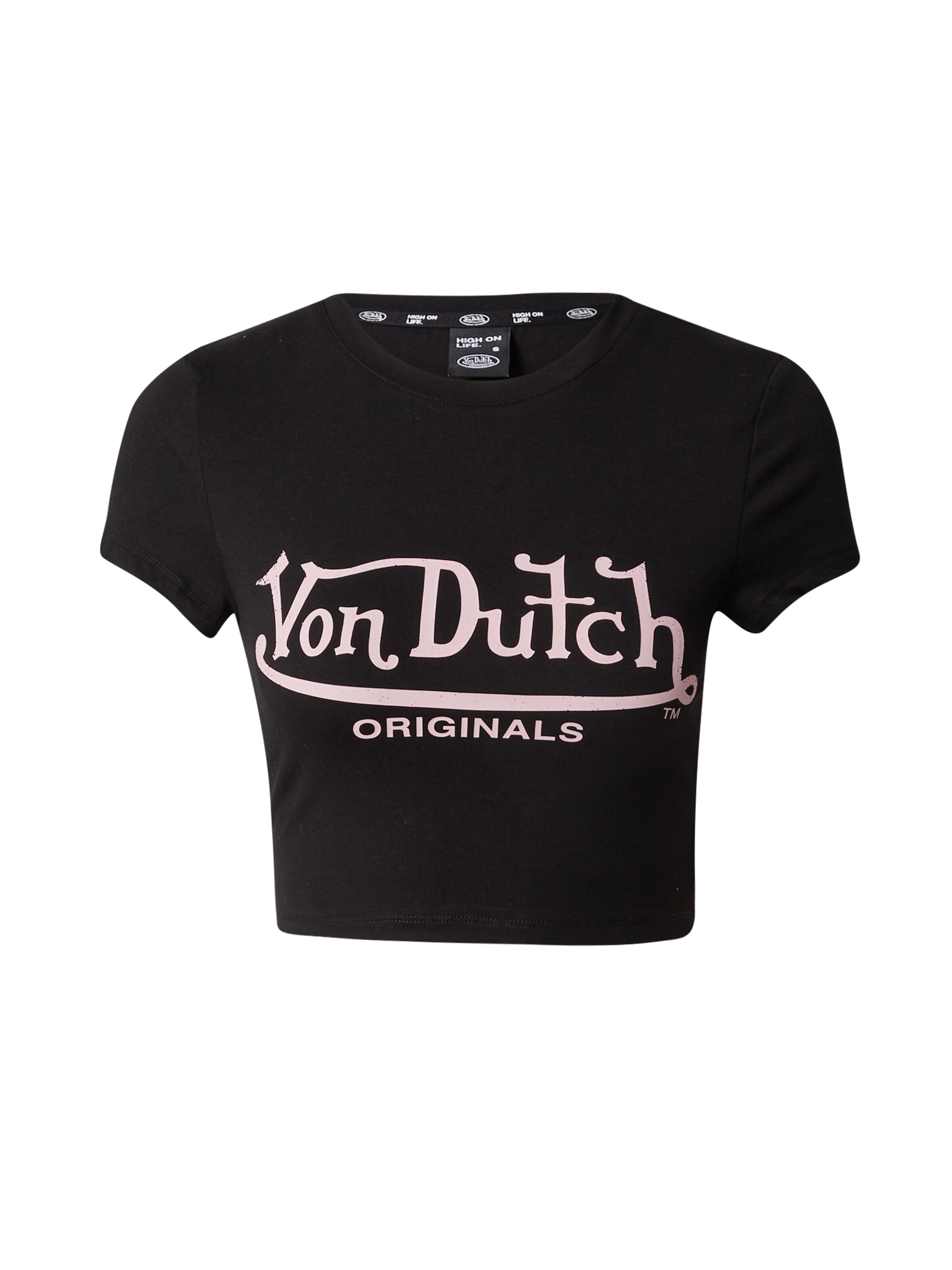 T-shirt 'Arta' Von Dutch Originals en noir : devant