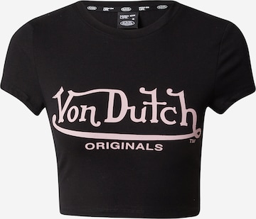 Tricou 'ARTA' de la Von Dutch Originals pe negru: față