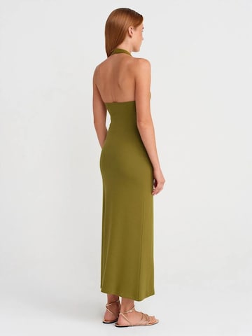 Dilvin - Vestido em verde