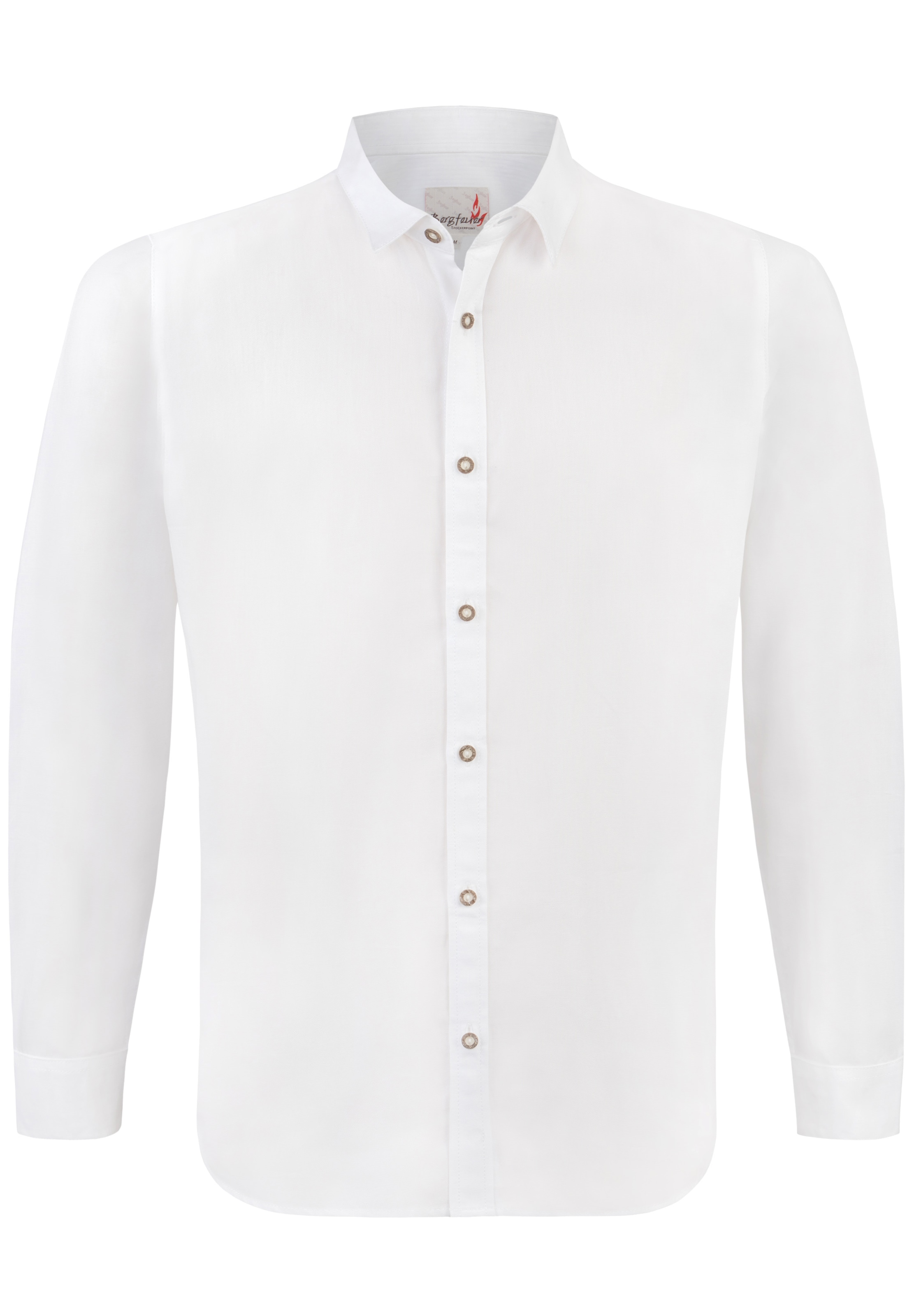 Fit confort Chemise folklorique 'Ernesto' STOCKERPOINT en blanc : devant