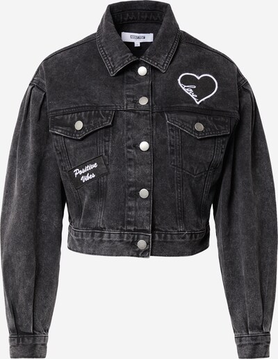 ABOUT YOU Limited Jacke 'Laura' by Laura Joelle in black denim, Produktansicht