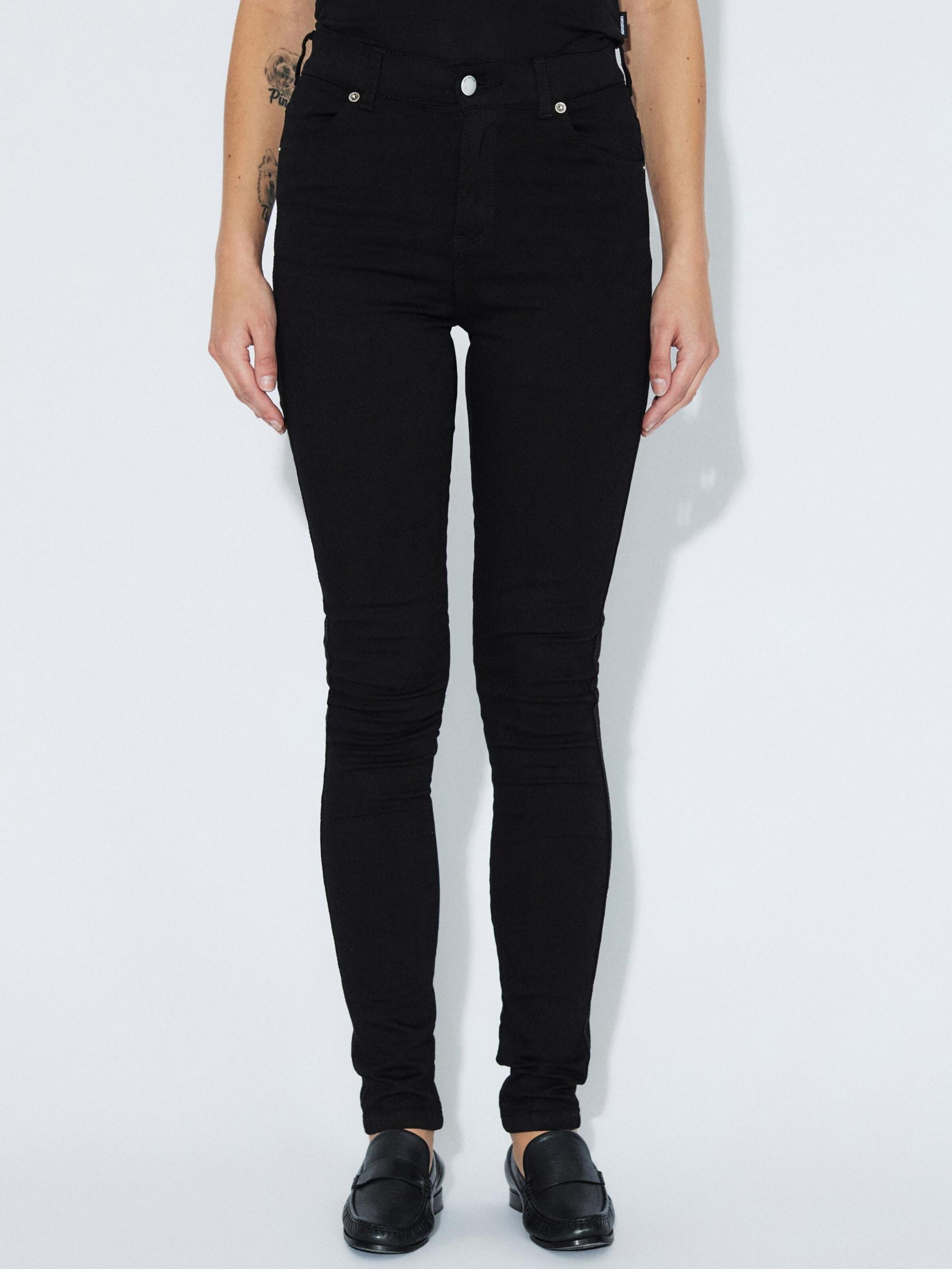 Dr. Denim Tall Slim fit Jeans 'Lexy Tall' in Black: front