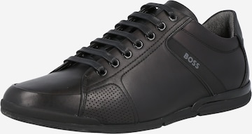 BOSS Black Sneakers 'Saturn' in Black: front