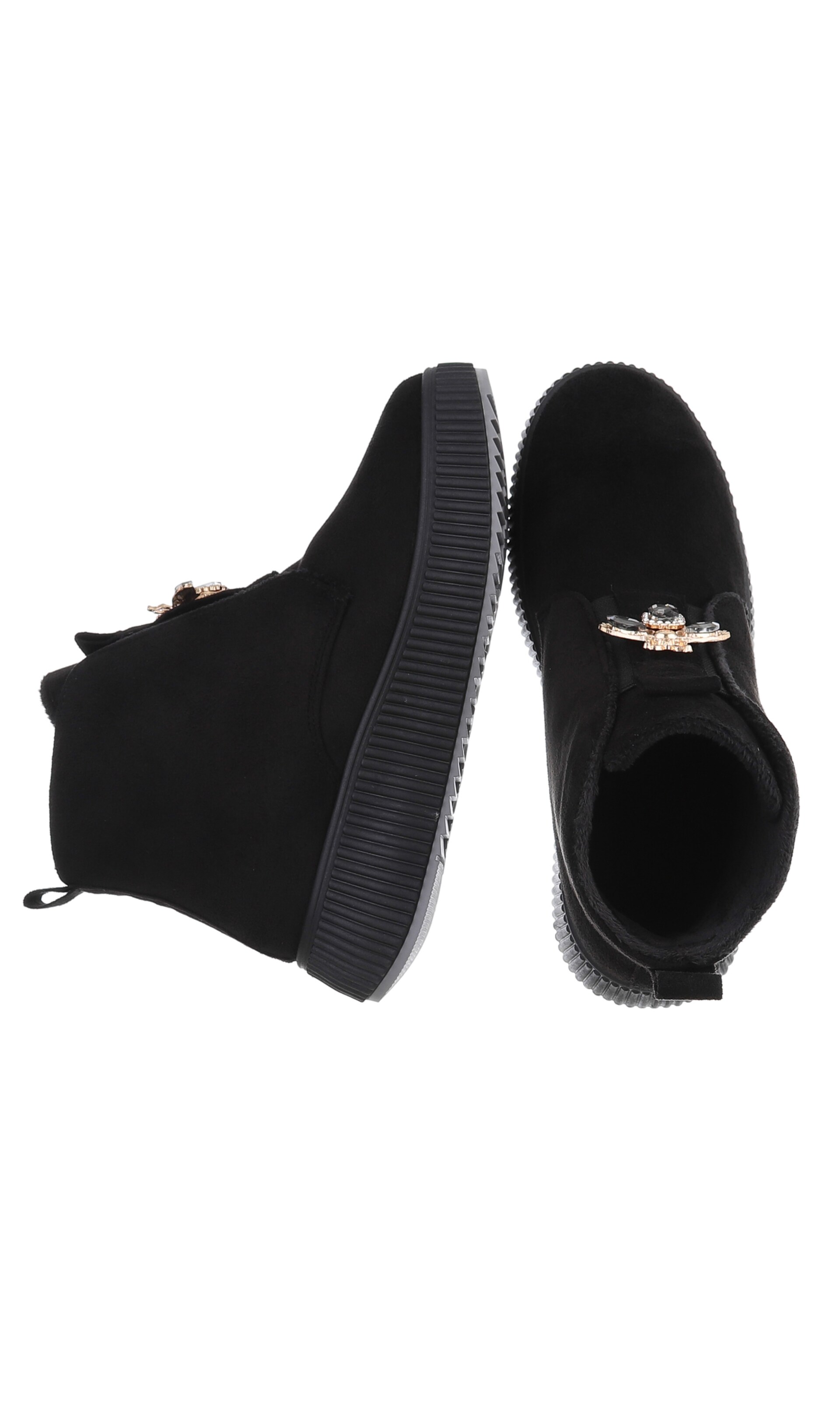 Ital-Design Stiefelette in Schwarz