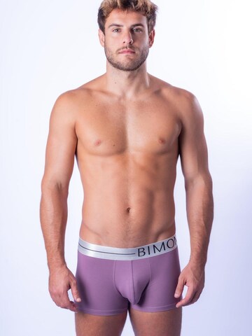 BIMONI Boxer shorts 'Cotton Modal' in Purple: front