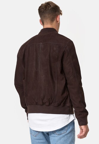 INDICODE JEANS Between-Season Jacket 'Captain' in Brown