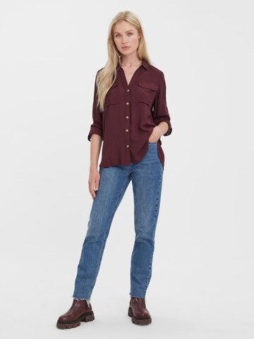 VERO MODA Bluse 'VMBUMPY' in Rot