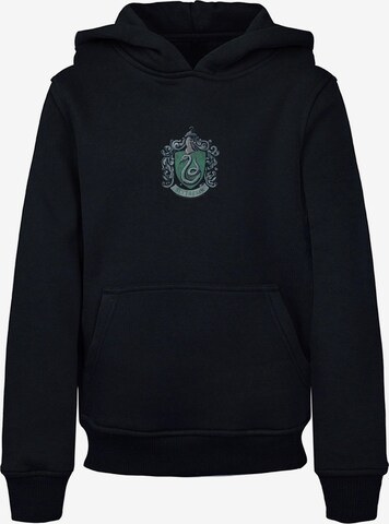 Felpa 'Harry Potter - Distressed Slytherin' di ABSOLUTE CULT in nero: frontale