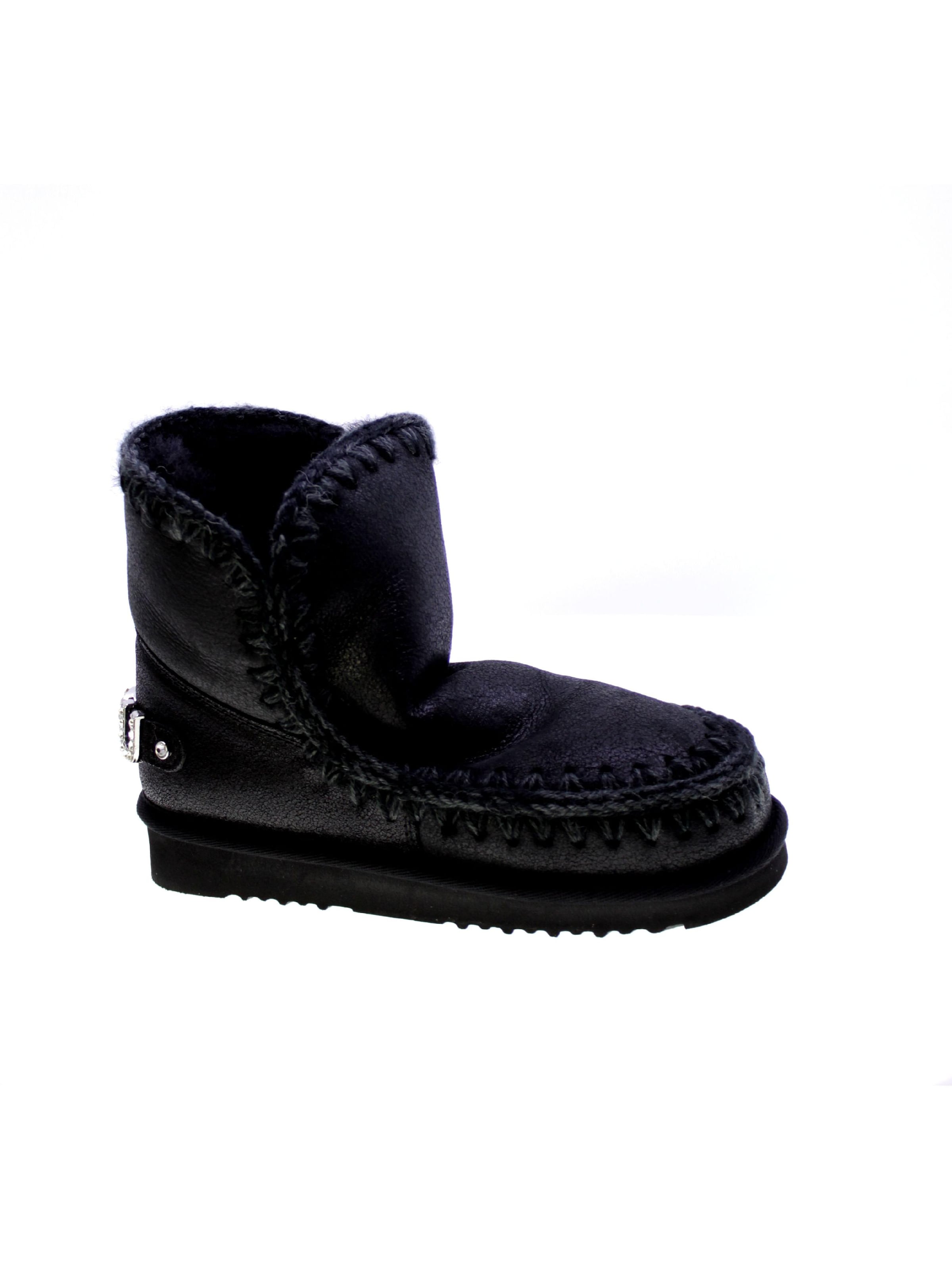 Boots di MOU in nero: frontale