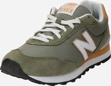 Sneaker bassa '515' di new balance in verde: frontale