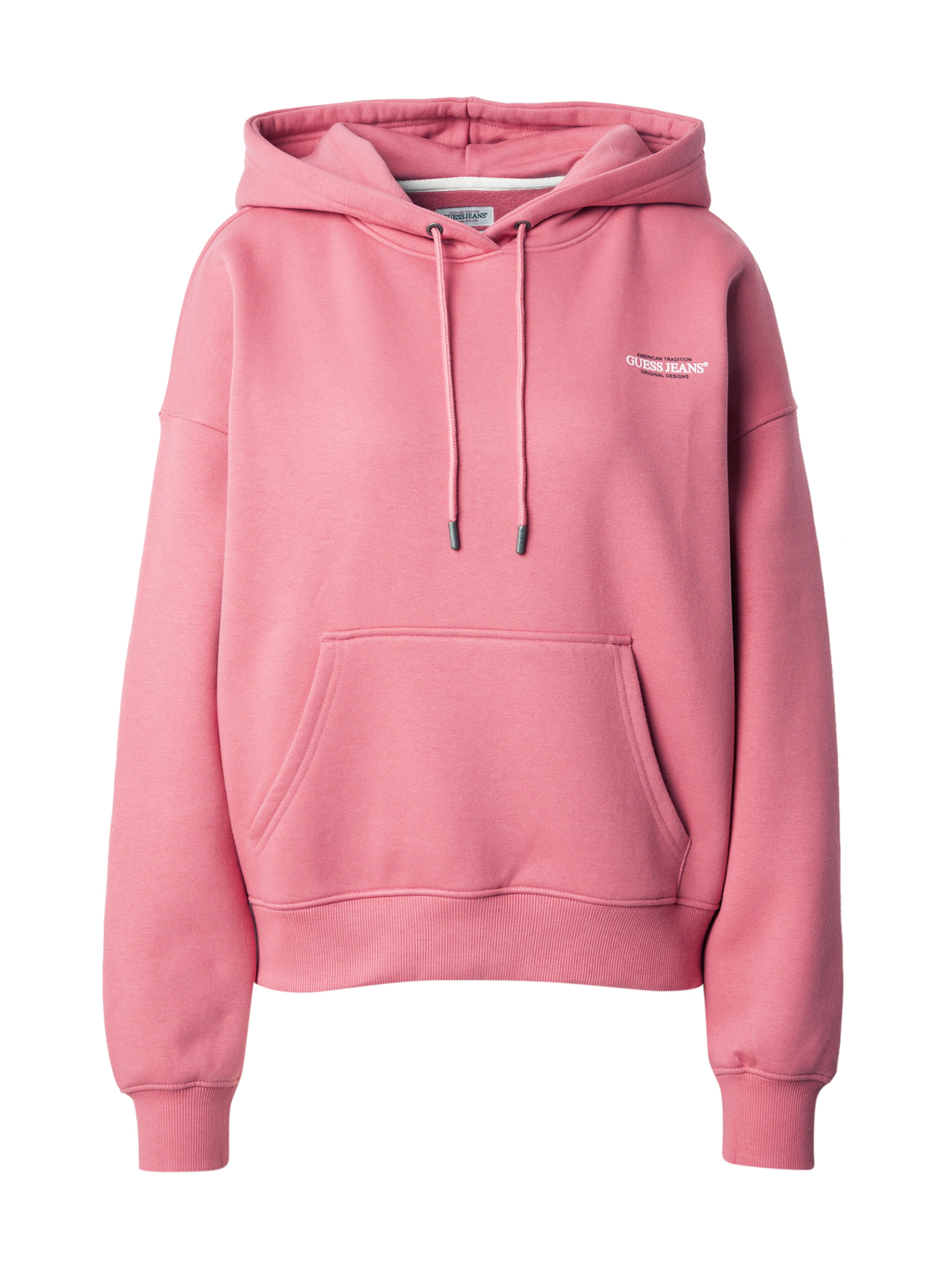 GUESS JEANS Свитшот в Ярко-розовый: спереди