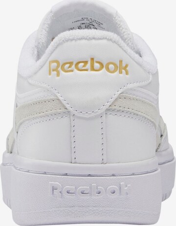 Sneaker low 'Club C Double' de la Reebok pe alb