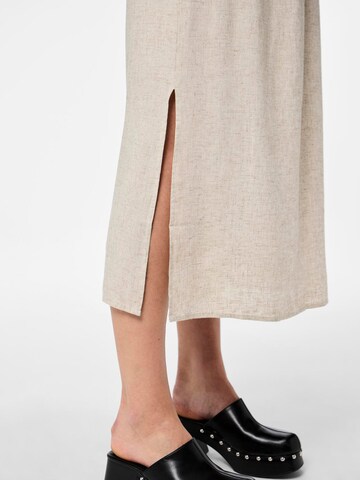 PIECES Skirt 'PIA' in Beige