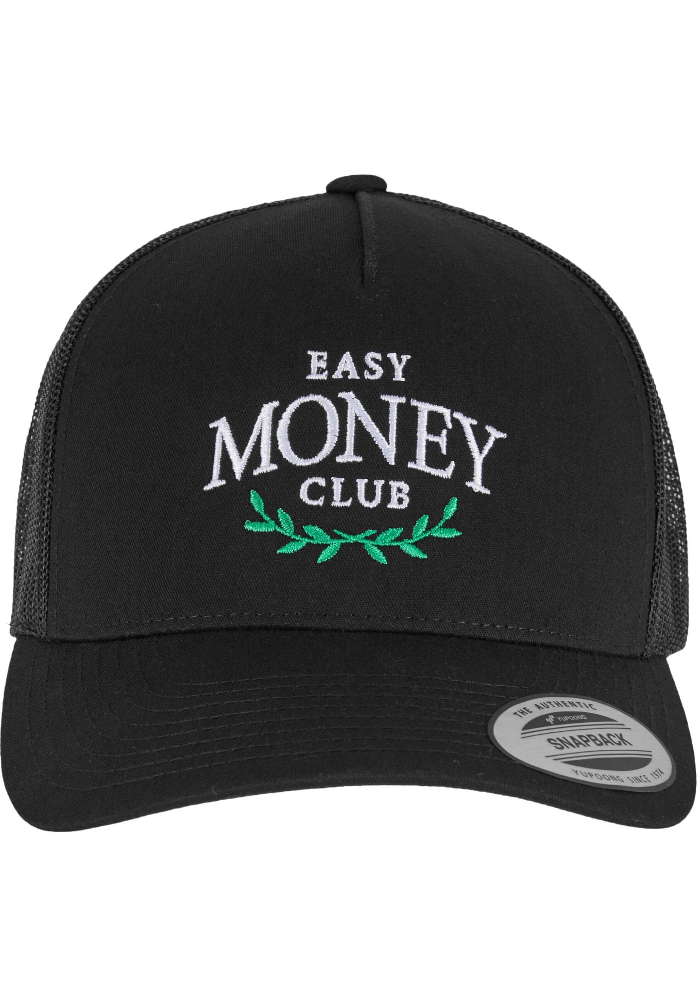 Mister Tee Czapka z daszkiem 'Easy Money Club' w kolorze czarny