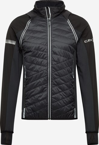 Veste outdoor CMP en noir : devant