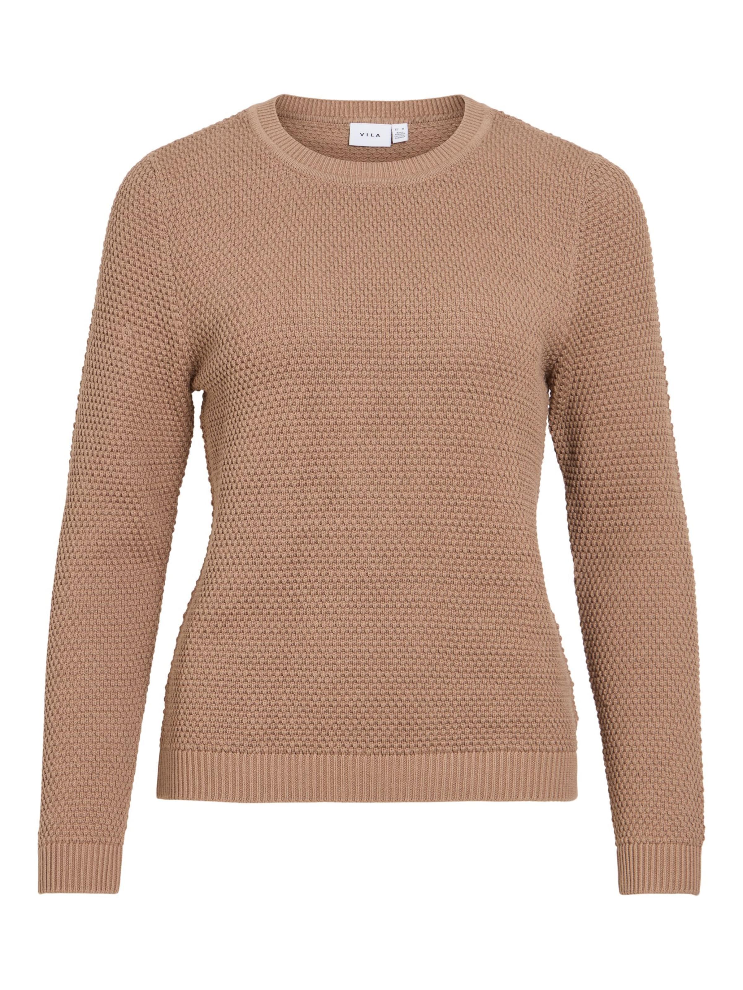 VILA Pull-over 'VIDalo' en XS en moka, Vue avec produit