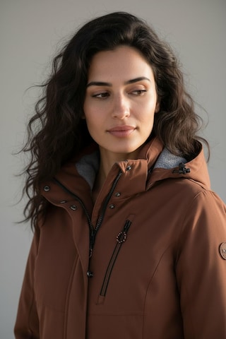 KILLTEC Between-Seasons Parka in Brown