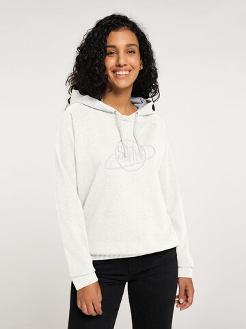 SOMWR Sweatshirt 'Be The Planet' in Beige: front