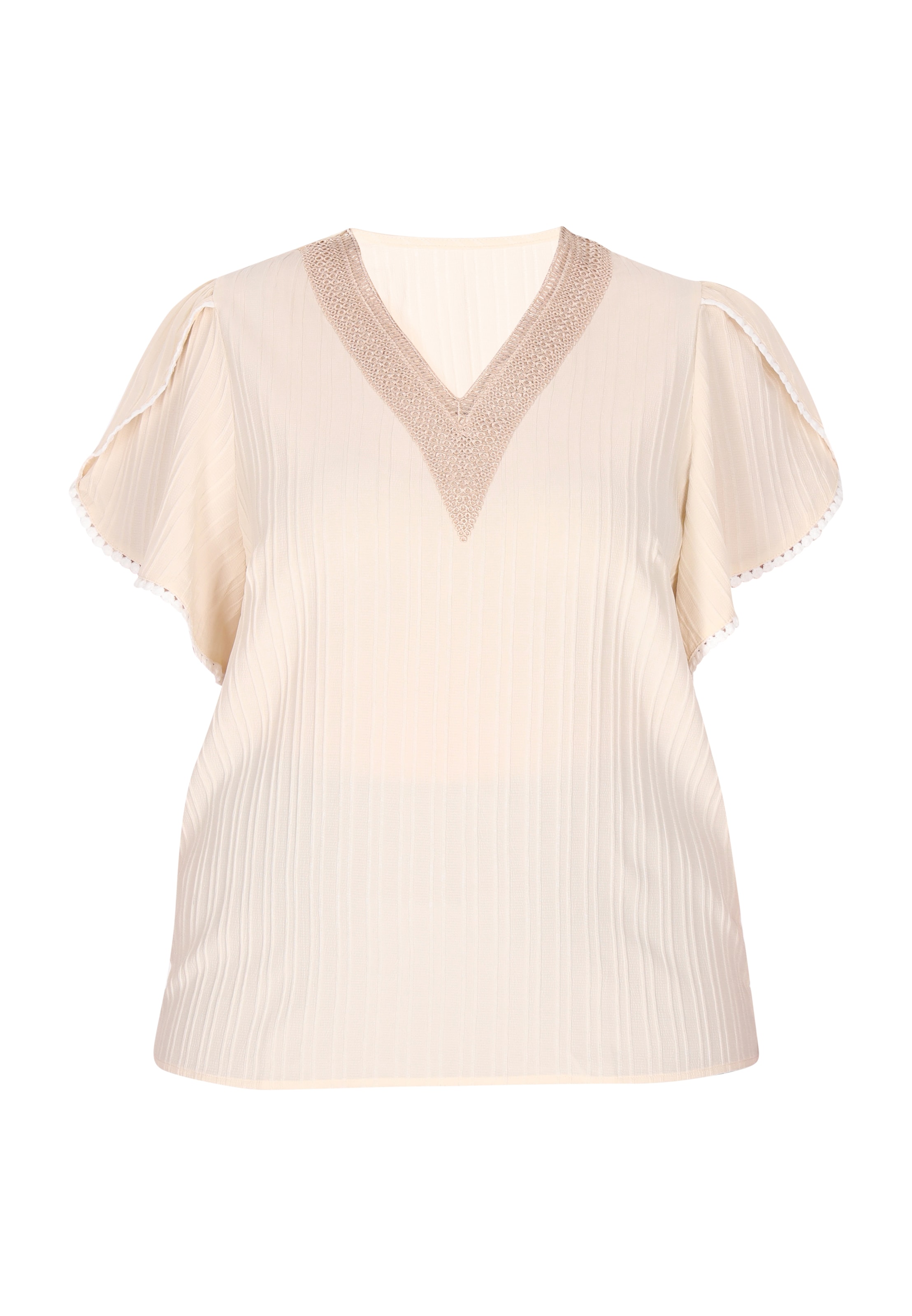 usha FESTIVAL Blúzka - Béžová: predná strana