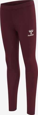 Hummel Skinny Sporthose 'Onze' in Rot