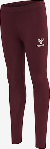 Hummel Skinny Workout Pants 'Onze' in Red