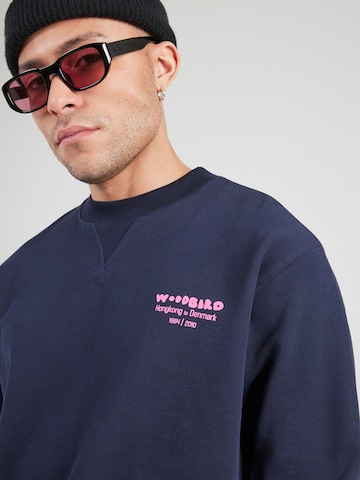 WoodbirdSweater majica 'Cane Wok' - plava boja