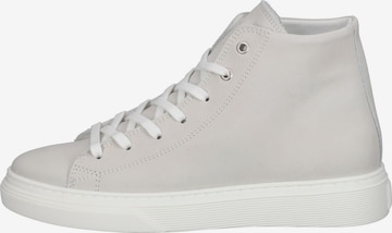 Sneaker alta di Steven New York in bianco