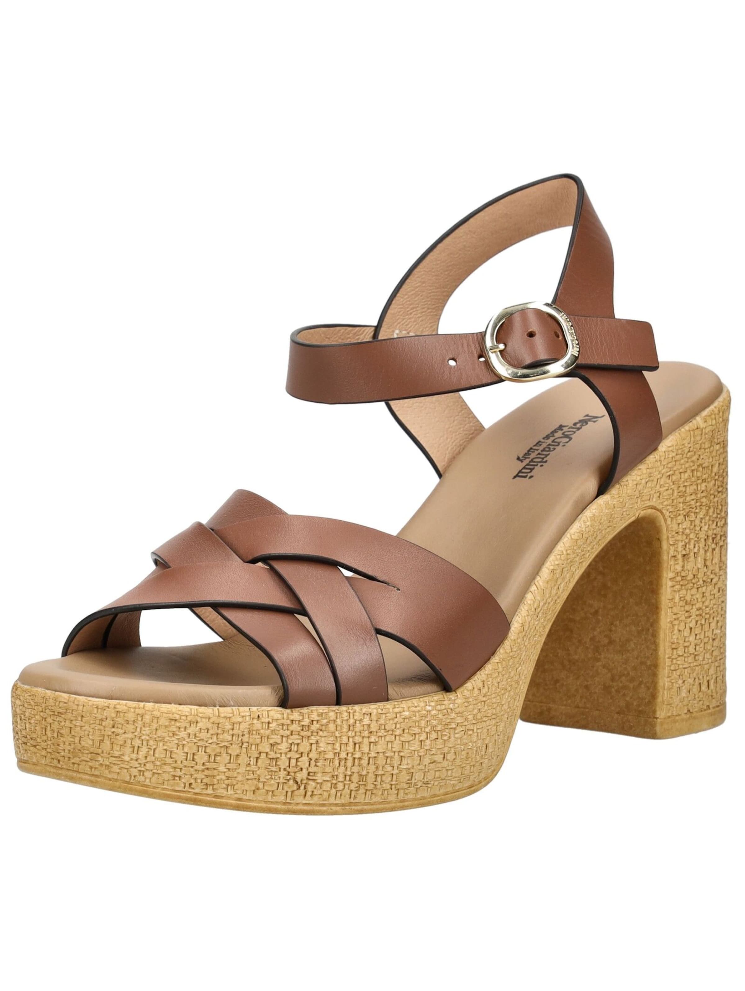 Nero Giardini Sandaal in Bruin: voorkant