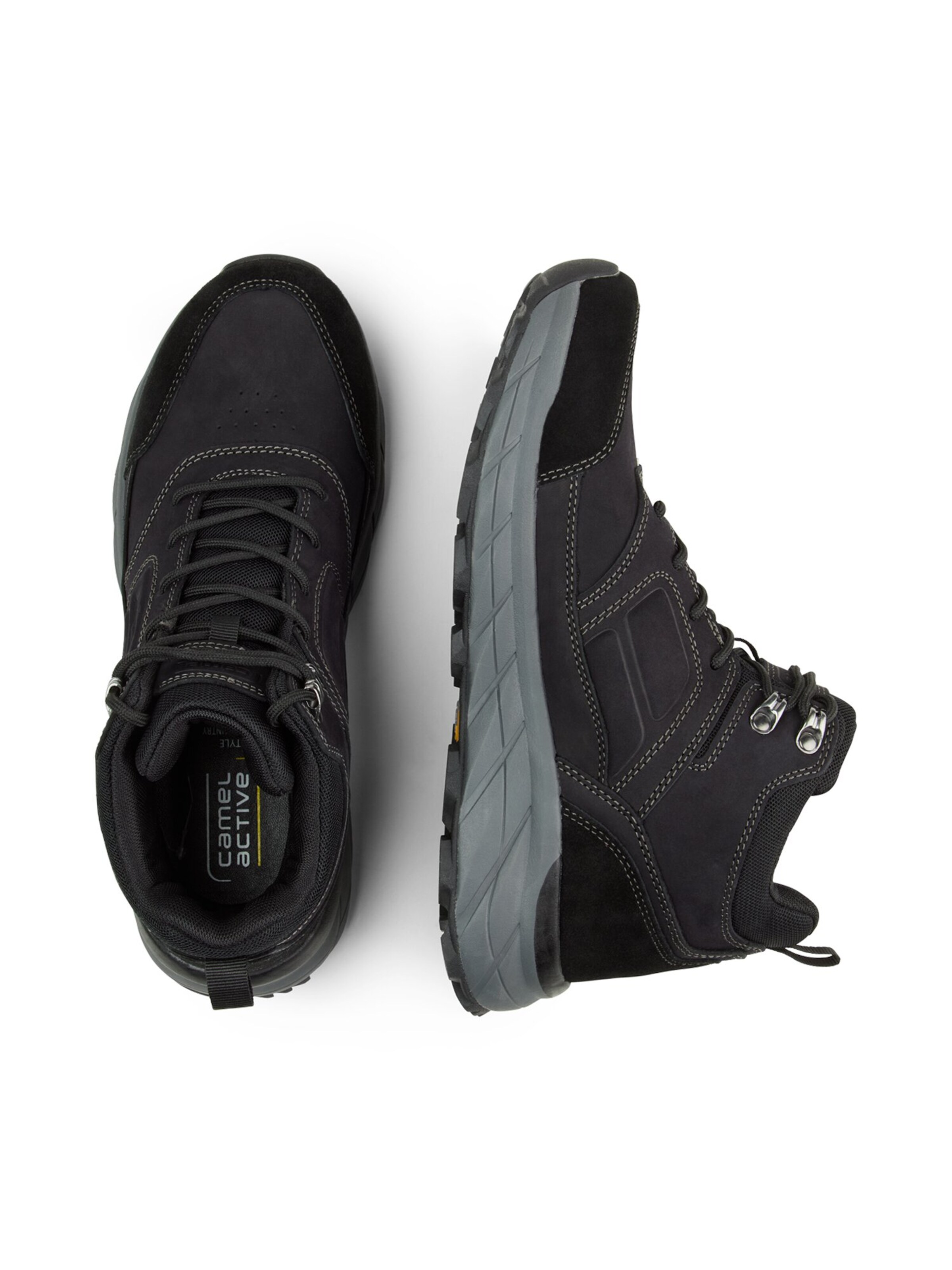 CAMEL ACTIVE Lace-Up Boots in Black
