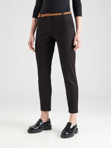 Coupe slim Pantalon chino 'CHICAGO' JDY en noir : devant