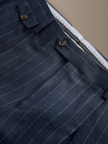 Next Regular Pleat-front trousers in Blue