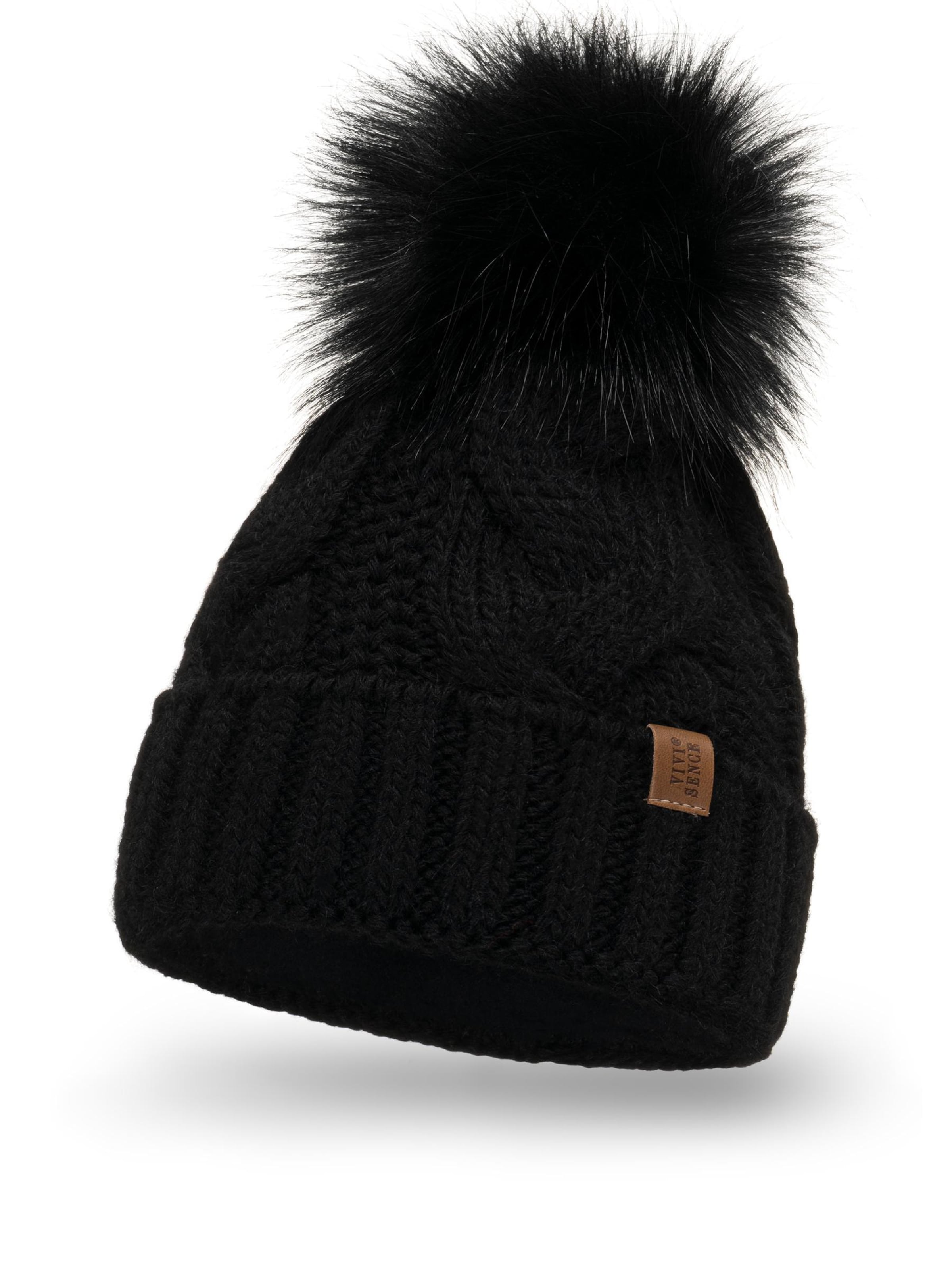 Vivisence Muts '7014' in Zwart: voorkant
