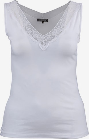 SANDGAARD Top in White: front