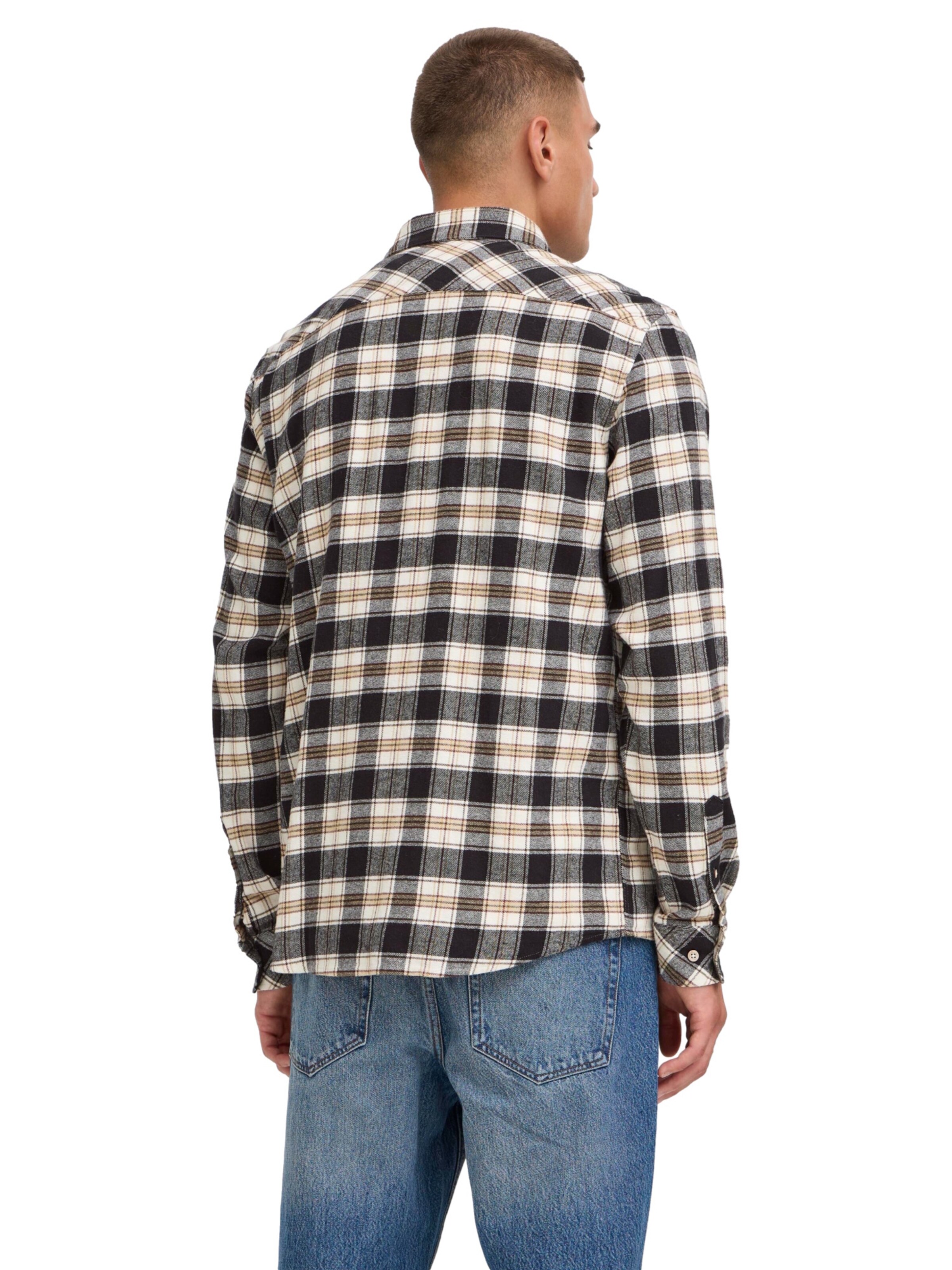 !Solid Regular Fit Hemd 'Steve' in Schwarz